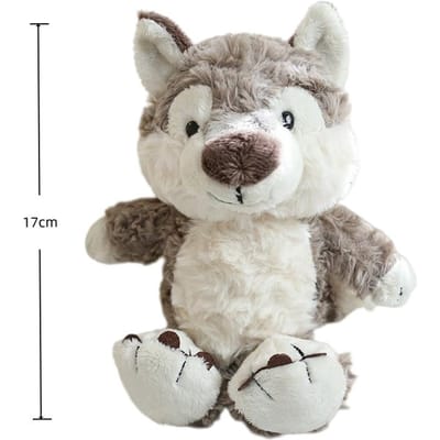 17cm Leuke Cartoon Wolf Pop Jongen Verjaardag Kinderdag Cadeau Pluche Speelgoed Pluche Knuffel Gevulde Speelgoed Decoratie Kerstcadeaus