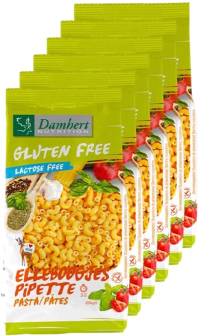 Damhert | Glutenvrij | Pasta Elleboogjes | 6 stuks | 6 x 250 g