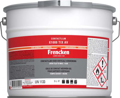 Frencken K1000 Tix AV Contactlijm - Geel/Bruin - 5L