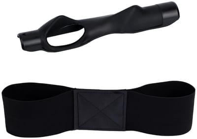 Dailygoods- Golf Grip Trainer - Comfortabele Gebreide Grip - Swing Correctie Armband - Verbeterde Handpositie - Oefening voor Swingmechanica - Zwart - Golf Trainingshulpmiddel