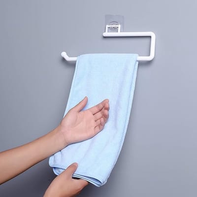 Papieren handdoekhouder - papieren rol houder muur gemonteerd - handdoek keuken badkamer bar kabinet vodden hanger