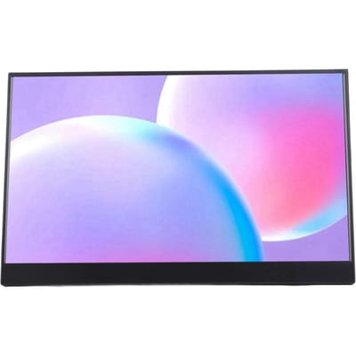 Écran d'ordinateur FHD 15,6 pouces avec interface multimédia HD Type C 178 degrés 1080P IPS Portable UK Plug