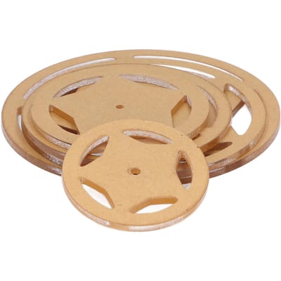 5 stuks Acryl Sjablonen Professioneel Gereedschap Premium Materiaal Herbruikbaar Gereedschap Gemengde Quilt Sjablonen beige