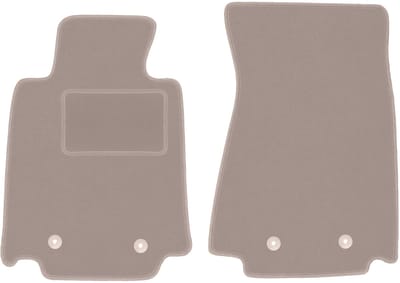Beige velours vloermatten voor: Nissan 370Z coupé, roadster (2009-2020)