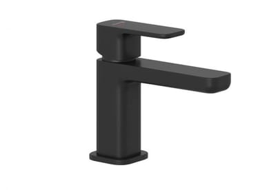 Kludi Renon - Wastafelkraan met afvoerplug Push-Open, EcoPlus, mat zwart 422673975