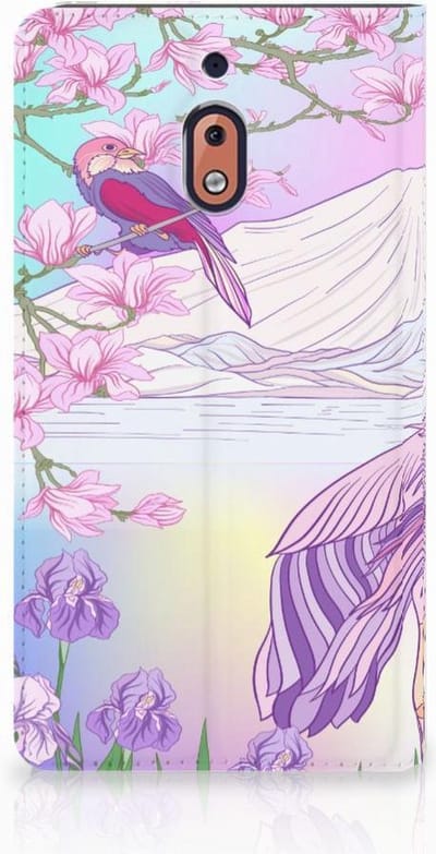 Standcase Hoesje voor Nokia 2.1 2018 Hoesje maken Bird