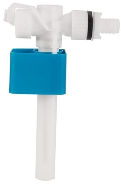 Dailygoods- Inlaatklep G 1,27 cm - Zijdelingse Inlaatklep - Messing/ABS - Horizontaal Inlaatventiel - Goede Afdichting - Totale Hoogte 245 mm - Toiletventiel