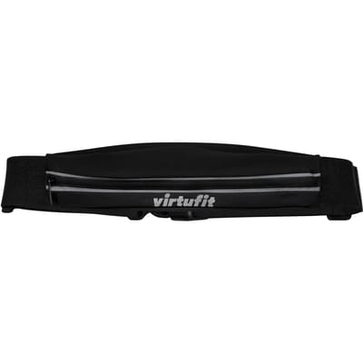 VirtuFit Running Belt - met Klittenbandsluiting - Telefoonhouder - Sport Heupband - Hardloop Riem - Heuptas - Zwart