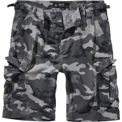 Brandit BDU Rips Heren Shorts - grijs camouflage - L