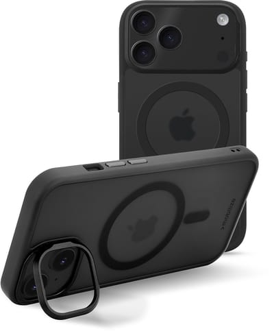 Mobilize Hoesje geschikt voor Apple iPhone 17 Pro Max MagSafe Telefoonhoesje Hardcase | Mobilize Hybrid Pro Backcover Shockproof | Geschikt voor MagSafe | Geschikt voor Draadloos Opladen met Magnetische Ring | Geschikt voor MagSafe Case - Zwart