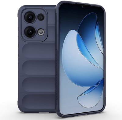 Coverup Hoesje - Geschikt voor OPPO Reno13 5G Hoesje - Coverup Hands-On Rugged Back Cover - Donkerblauw