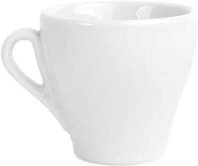 Espresso Mokken - Koffie Kopjes - Warme Dranken - Vaatwasmachinebestendig - 6 Stuks - Wit