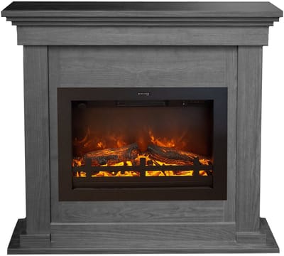 Xaralyn Elektrische haard - Flex EFL-HLZ - houtlook - 1500 Watt verwarming - met afstandsbediening - haardombouw inclusief inbouwhaard - schouw