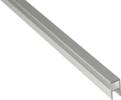 Hoekprofiel Aluminium - Zelfklevend Profiel - Bouwprojecten Afwerken - Zelfklemmend - 1000 x 12.9 x 24 mm - Zilverkleurig