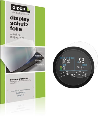 dipos – 6x Matte Beschermfolie geschikt voor Shearwater NERD 2 | Krasbestendige & antireflecterende Screenprotector Ultra-Thin