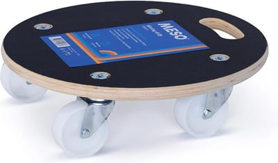 MESO Meubelhondje Rond - Ongeremd - PP wiel - Max 250kg - Meubelroller - Verhuistrolley - Transportdolly