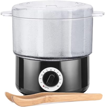 Handdoekwarmer - Stomer - Spa Behandelingen - Snel Opwarmend - 8-12 Handdoeken - Zwart