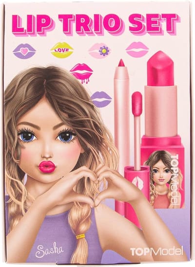 Make-up set voor meisjes - Liptrio met lipliner, lippenstift en lipgloss in roze tinten