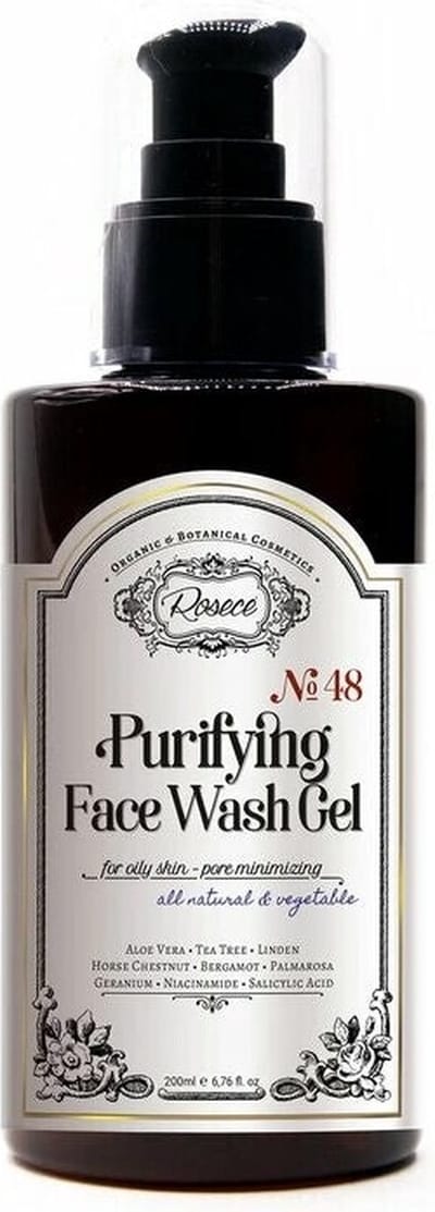 Rosece - Purifying Face Wash Gel voor gemengde en vettige huid