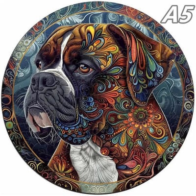 Chien Enfants Animal Puzzles Jeux Montessori Garçon Puzzle 3D Adultes Noël Plateau idéal pour Toute la Famille Bricolage W14218WW- black