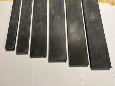 Natuursteen dorpels - 103x7x2 cm (7 stuks)