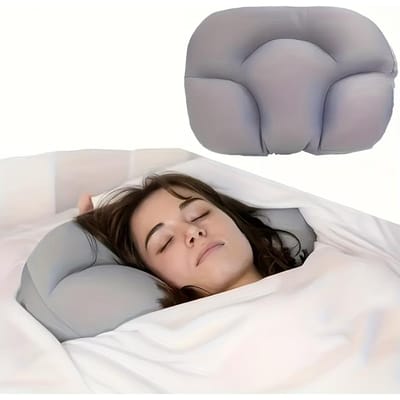 1 st. Ergonomisch Slaap Ei Kussen - Met Zachte Medium Stevigheid Polyester Vezel ter Ondersteuning van de Nek, met een Draagbaar 3D Design voor Zwangere Mama's
