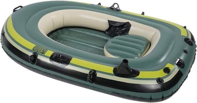 Opblaasbare Kano - 2 Persoons Boot - Casual Varen - Drukbestendig PVC - 200kg Dragend - Blauw