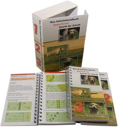 Hondentraining Boek - Apporteertraining Gids - Stap voor stap - Meer dan 700 tekeningen - 550 Pagina's