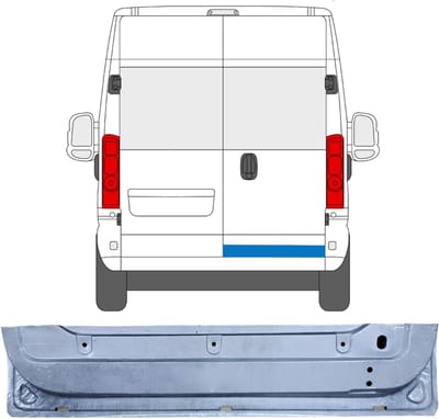 Reparatie plaatwerk achterste deuren voor Opel Movano 2021-2026 / Rechts