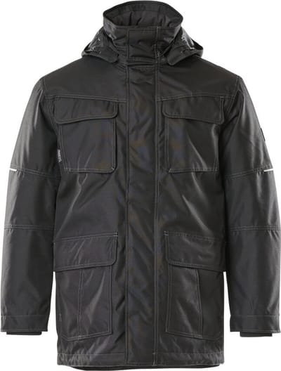 Mascot Dayton Parka – Wind- en Waterdichte Werkjas – Zwart maat XL