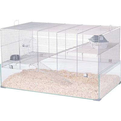 Zolux Neolife 80 Gerbilkooi - Dierenverblijf - 79x48x45 cm Grijs Gerbils