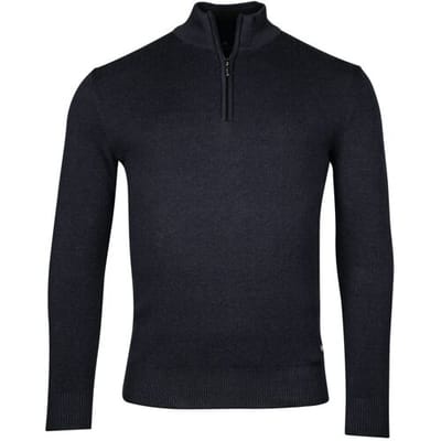 Baileys Trui Half Zip Allover 2-Tone Navy / male