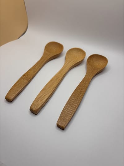 Handgemaakte Houten Lepel Set van 10 Stuks - Ergonomisch en Voor Dagelijjks Gebruik