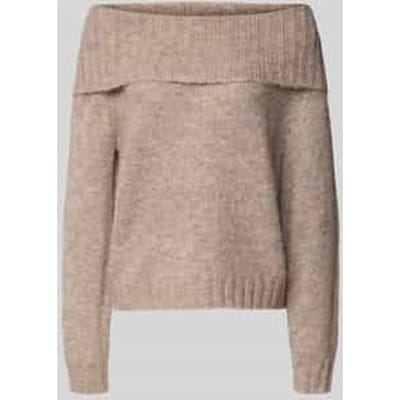 Regular fit gebreide pullover met wol, model 'SHINE'