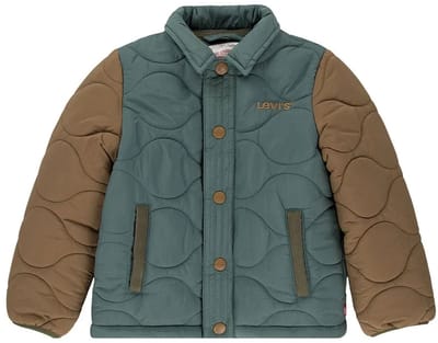 Levi´s ® Kids Quilted Jas Groen 14 Years Jongen