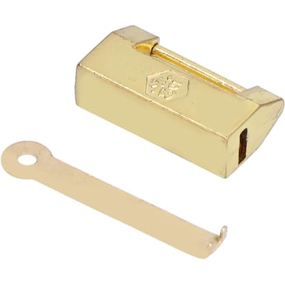 Gouden Vintage Hangslot Mini Messing Retro Decoratie Slot voor Houten Kist Kast Huis