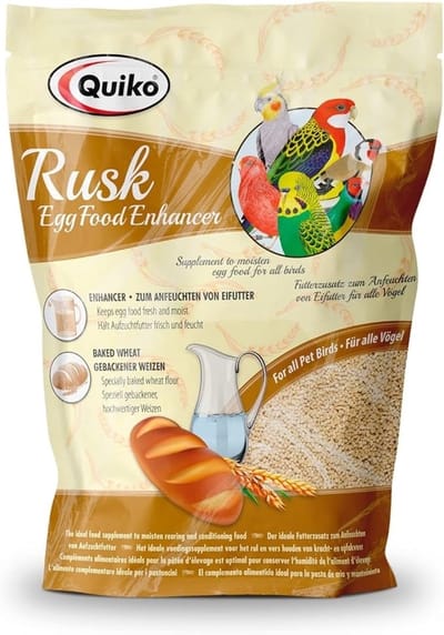 Quiko Rusk voor vogels – Onmisbare aanvulling voor eivoer - Rusk - 5 kilo - Supplementen - Vogelvoer