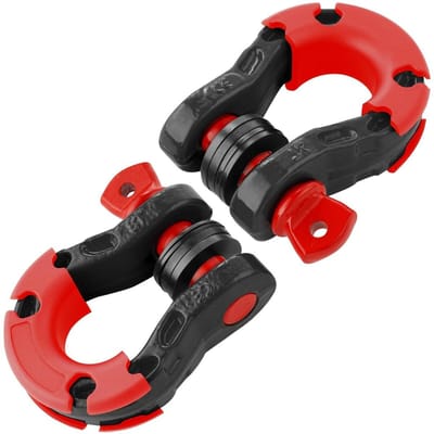 2 Pak D-sluiting met 3/4  Oog en 7/8  Schroefpen 66139 lbs Breeksterkte