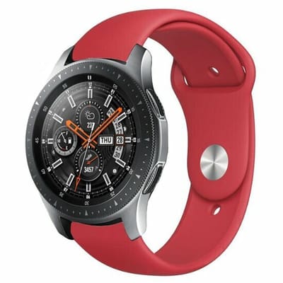 By Qubix - Rubberen sportband - Rood - Geschikt voor Xiaomi Redmi Watch 5 Active / Redmi Watch 5 Lite