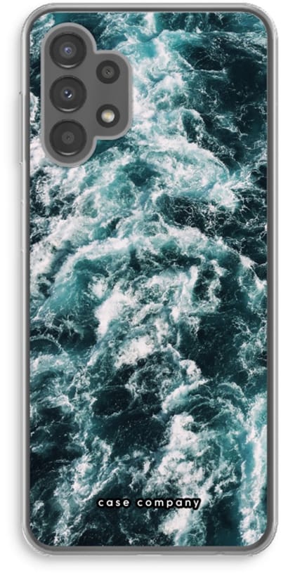 Case Company® - Hoesje geschikt voor Samsung Galaxy A13 4G hoesje - Zee golf - Soft Cover Telefoonhoesje - Bescherming aan alle Kanten en Schermrand