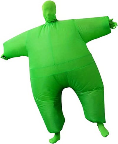 Nivard Halloween Kostuum - Halloween Outfit - Opblaasbaar Kostuum - Costume - Carnaval - Pak - Volwassenen - Groen