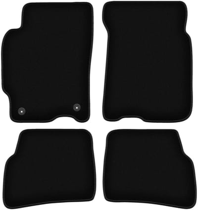 BASIC zwarte veloursmatten voor: Mazda 626 V GF stationwagen, liftback, sedan (1997-2002)