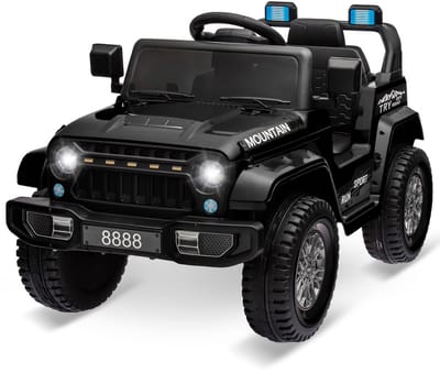 Danky Auto - Elektrische Kinderauto 12V - 2.4G Afstandsbediening - Bluetooth & Muziek - LED Koplampen - 3+ jaar