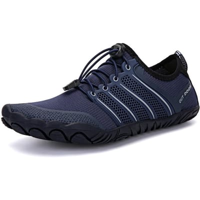 Wandelschoenen Heren Outdoor Atletische Sporten Trailrunningschoenen Hoge Top Barefoot Upstream Waterschoenen Trekking Klim Sneakers 46 black