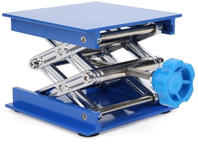 Dailygoods- Lab Jack Schaarlift - RVS Lifting Platform - Tafel Lift - Mini Lift - 100x100mm - Schokbestendig