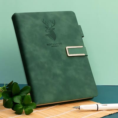360 vellen zakelijk notitieboek gesp notitieboek multi-color verdikt A5 leren notitieboek kantoorbenodigdheden A5
