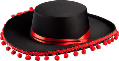 Boland - Hoed Espagnol deluxe - 59 - Volwassenen - Unisex - Landen