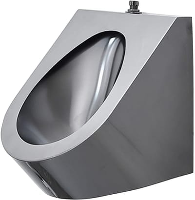 Automatisch Urinoir - Wandmodel Urinoir - Hygiënisch Sanitair - Infrarood Sensor - 34 x 49 x 52 cm - Zilverkleurig