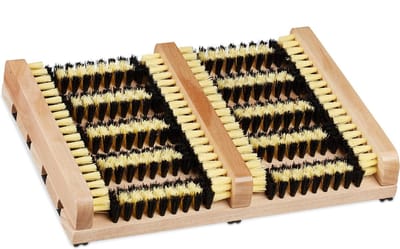 Schoenenborstel – Voetenveger - Voetveeg – Borstel voor schoenen en laarzen – 36 x 26,5 x 5,5 cm