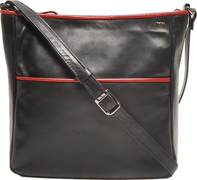 Berba | Soft | Crossbody-tas | Schoudertas | Dames | Zwart | Leer